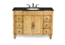 Christine Single Sink Vanity with Black Galaxy Granite Top