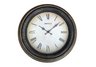 14'' Antiqued Face Bronze Finish Molded Wall Clock