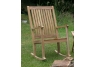 High-Back Teak Rocking Chair
