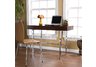 Brooklyn Desk Espresso and Chrome