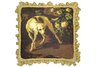 Hunting Hound Needlepoint Pillow