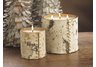 Scented Birch Wood Jar Candles