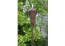 Weathered brown die cast aluminum patio torch
