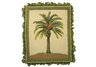 Island Palm Needlepoint Pillow