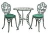 Ivy Cushion Bistro Set Cool Green
