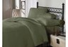 Keaton Pine Green Quilt Bedding Set