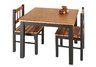 Kids Table 3-pc. Set - Oak/Iron Table