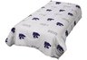 Kansas State White Comforter Full