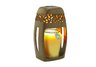 Ceramic Candle Warmer Lantern- Rustic Brown