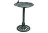Verdigris Lily Pad Birdbath