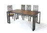 Tiled Slate and Steel Dining Table