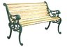 Lion Head Hammertone Green Bench