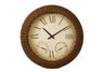 Indoor/Outdoor wall clock w/ temperature and humidity sub dials