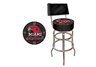 Miami University Ohio Padded Bar Stool with Back