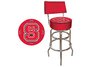 North Carolina State Padded Bar Stool with Back