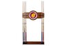 Central Michigan University Wood and Mirror Wall Cue Rack