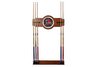 Miami University, Ohio Wood and Mirror Wall Cue Rack