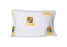 LSU Printed Pillow Case - White