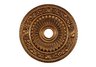Floral Wreath Medallion 24 Inch In Antique Bronze Finish