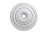 English Study Medallion 32 Inch In White Finish