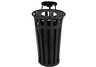 Oakley Trash Can with Ash Urn