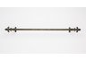Metallo Rod/Finial - Fleur de Lis