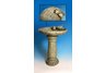 Angel Wing Birdbath