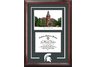 Michigan State University:  Linton Hall Spirit Graduate Frame with Limited edition lithograph