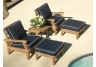 deep seating teak set