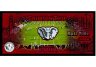 Alabama Crimson Tide 9.5 x 21.5 Mini Photoramic Logo Wall Hanging- Horizontal