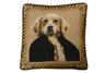 Mr Dog Needlepoint Pillow