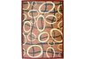 Rings and Nets bamboo area rug 4' x 6'