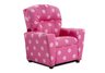 Pink Polka Dot Child's Recliner