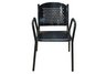 steel chairs, perforated chairs