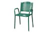 steel chairs, perforated chairs