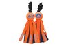 Pompom Plush Dog Toy- Auburn University
