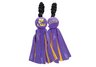 Pompom Plush Dog Toy- Louisiana State University