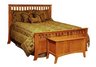 bedroom furniture, pine bed