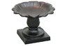 Antique Copper Pineapple Tabletop Birdbath