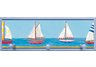 Sailboats Plaque with Wooden Pegs