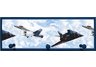 Military Aircraft Plaque with Wooden Pegs
