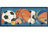 Old Time Sports Balls Peg Board