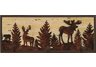 Forest Animal Silhouettes Peg Board