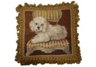 Poodle Needlepoint Pillow