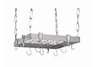 Stainless Steel Square Ceiling Kitchen Pot Rack