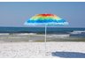 Rainbow Raffia Beach Umbrella
