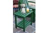 RECTANGULAR SIDE TABLE- HUNTER GREEN
