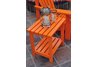 RECTANGULAR SIDE TABLE- TANGERINE