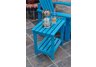 RECTANGULAR SIDE TABLE- TURQUOISE