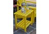 RECTANGULAR SIDE TABLE- LIME YELLOW